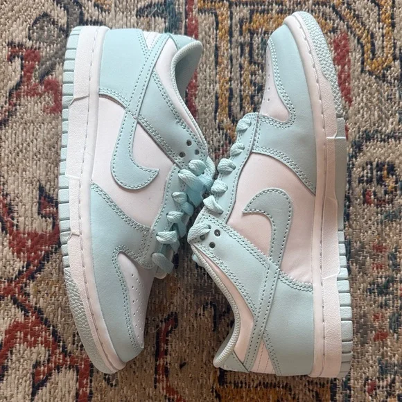 Nike Kids Sky Blue and White Sneakers - Picture 3 of 5